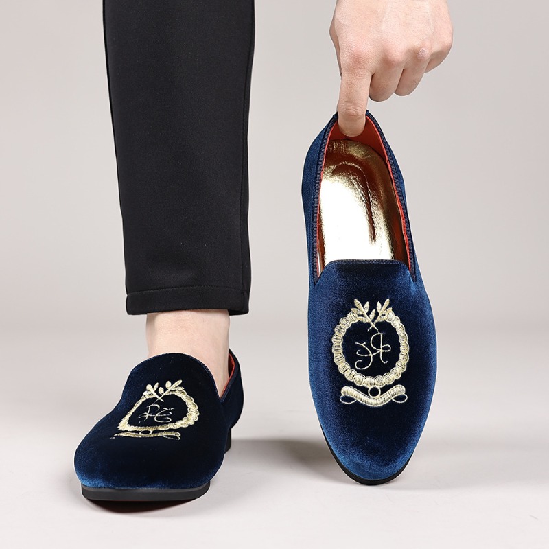 Embroidery Ideas - Mocasines de diseñador de lujo, zapatos