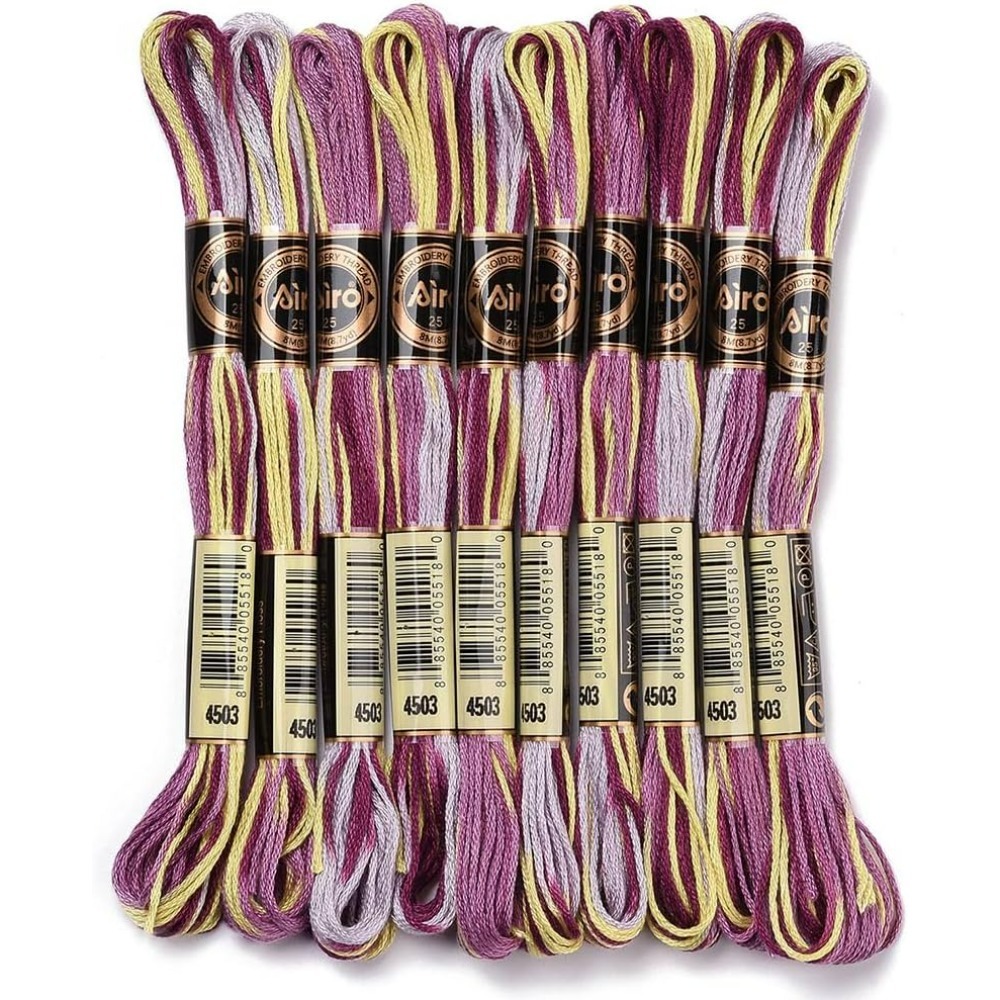 Embroidery Thread - 6 hebras de hilo de bordar
