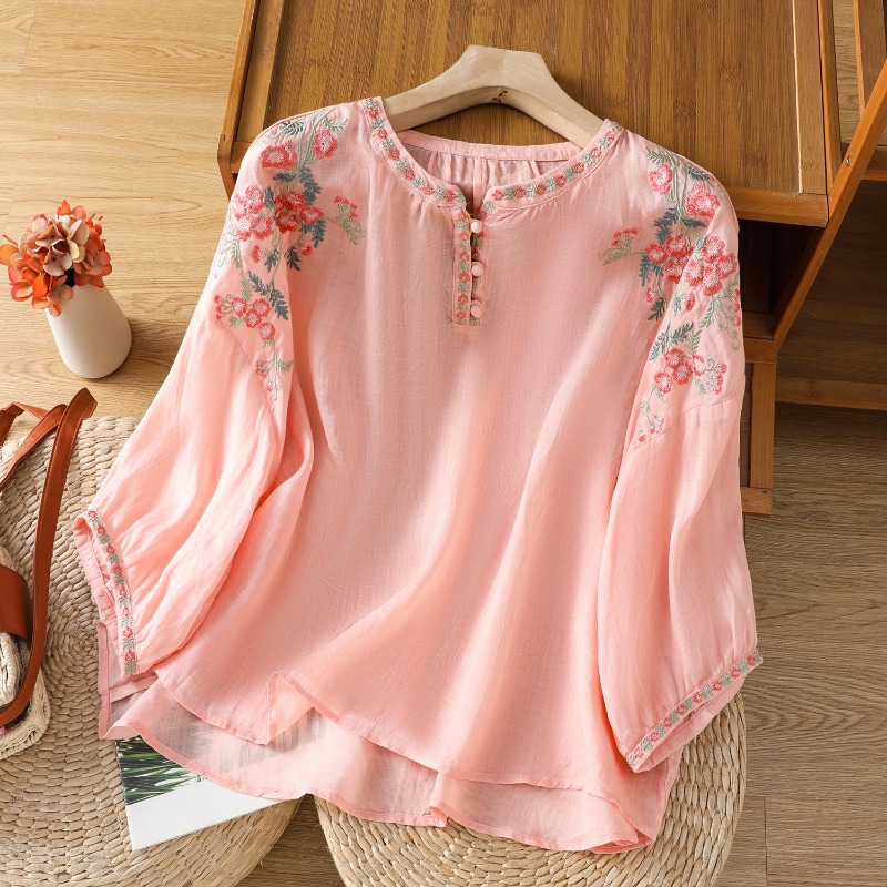 Embroidery Class - Ropa de mujer de estilo chino,
