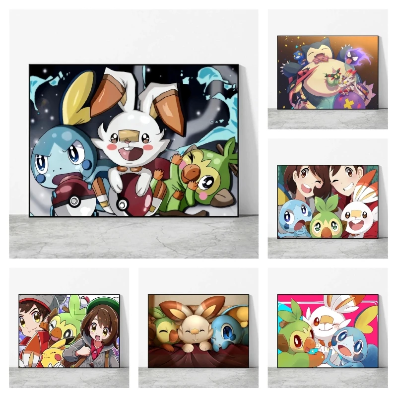 Embroidery Wall Art - Kits de pintura con diamantes 5D,