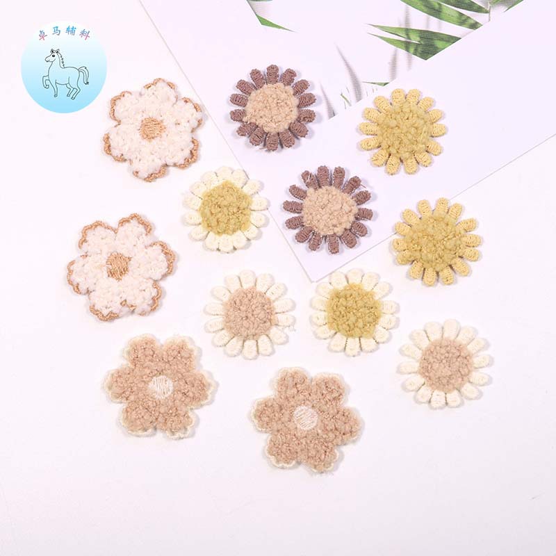 Embroidery Flower Pattern - Parches de ropa para reparaciones de