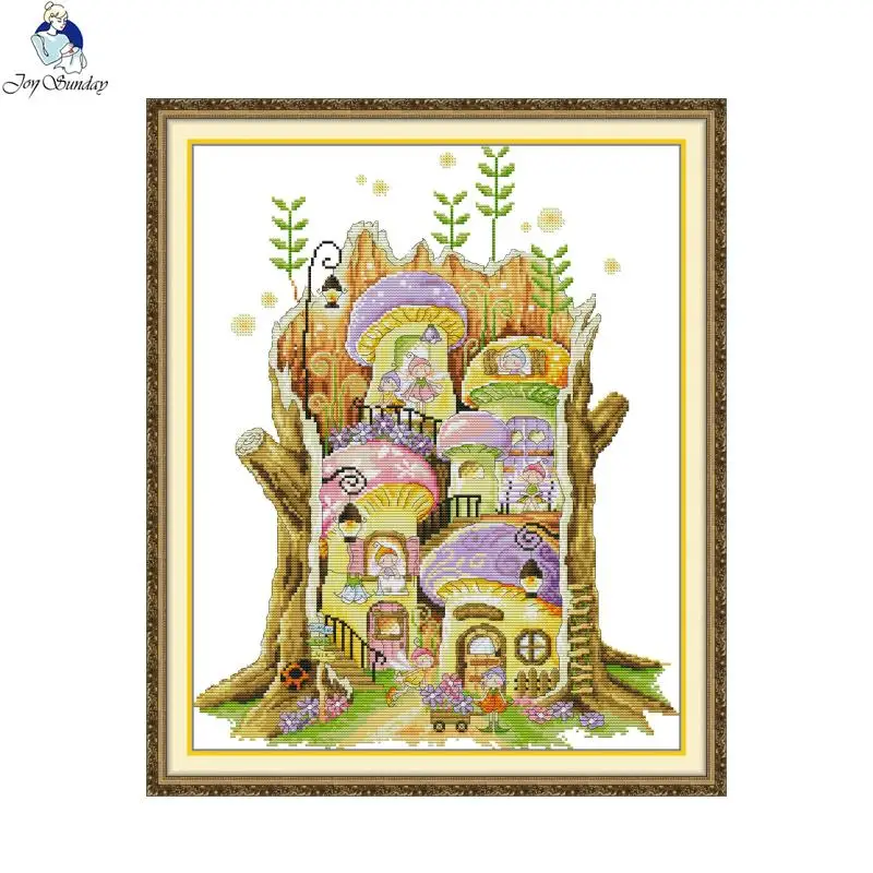Embroidery X Pattern - Joy Sunday Home of the Fairies