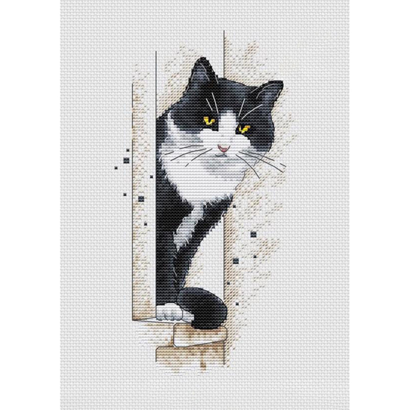 Embroidery X Pattern - ZZ8309 DIY Homefun Kit de punto