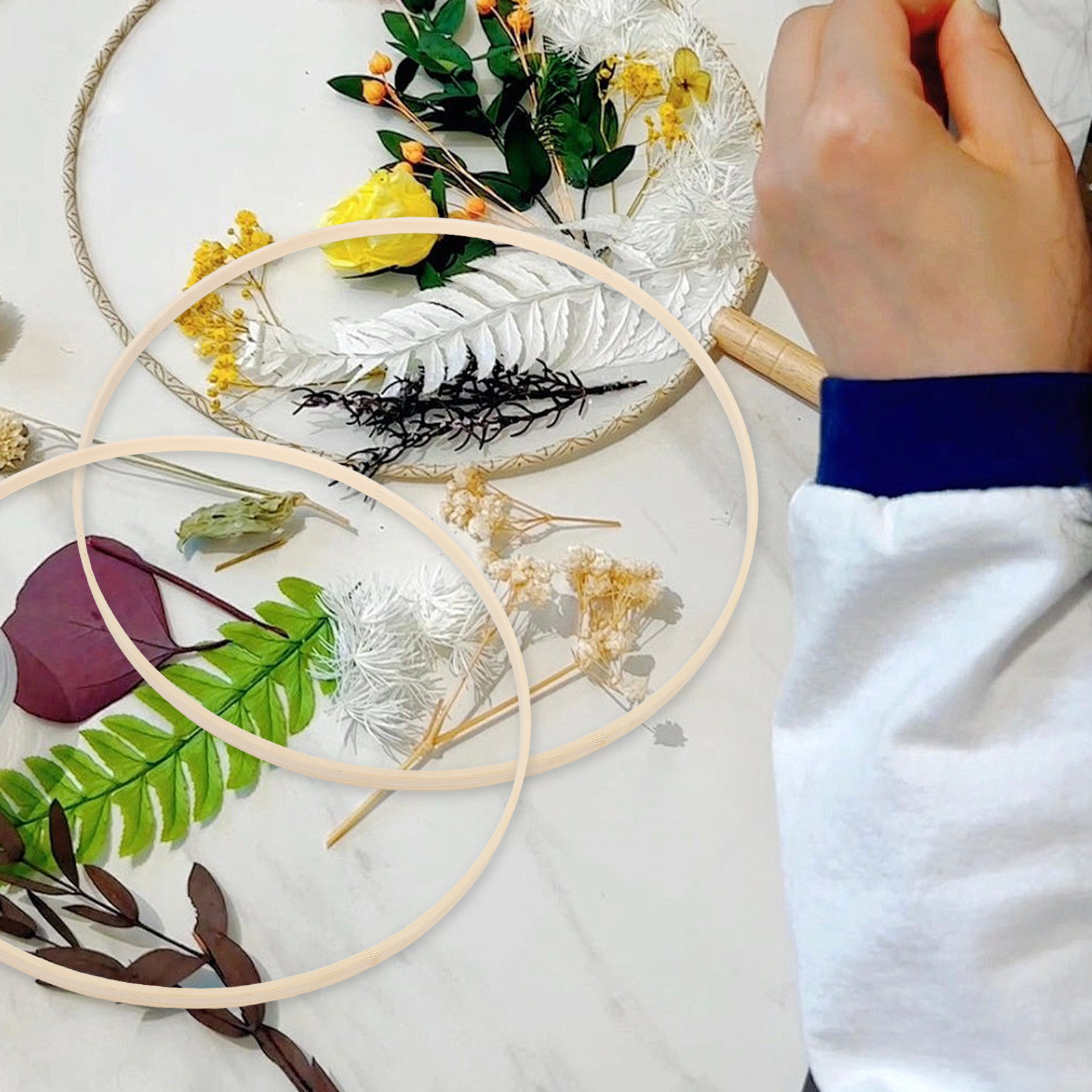 10 aros de madera para bordar, - Embroidery Frame reseña y precio