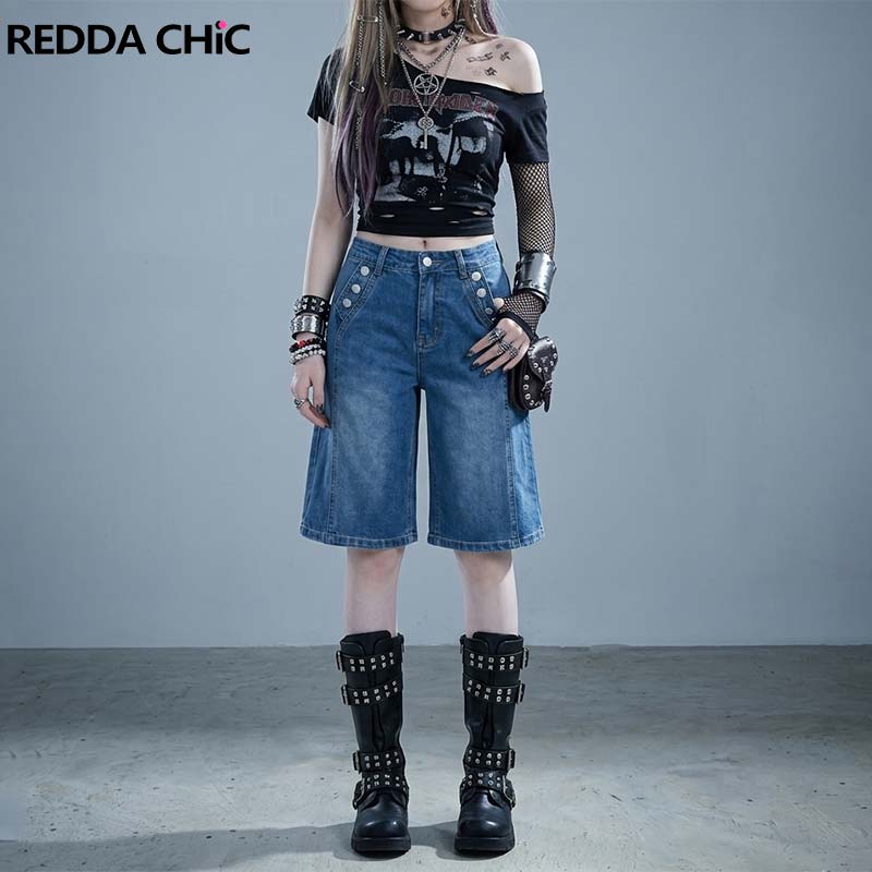 REDDACHiC: pantalones cortos v - Embroidery Jeans reseña y precio