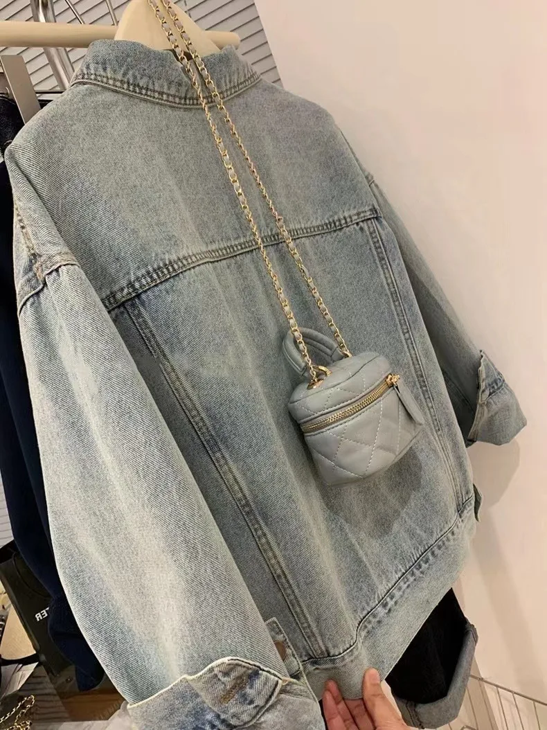 Abrigo vaquero Y2k para mujer, - Embroidery Jeans reseña y precio