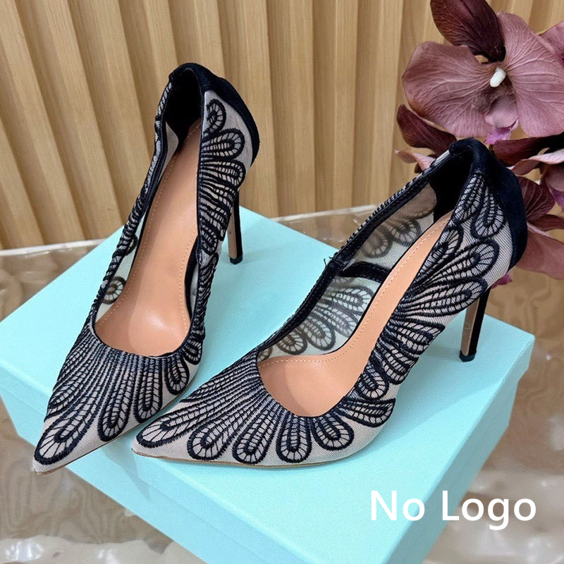 Nuevos tacones altos de mujer  - Embroidery On Leather reseña y precio