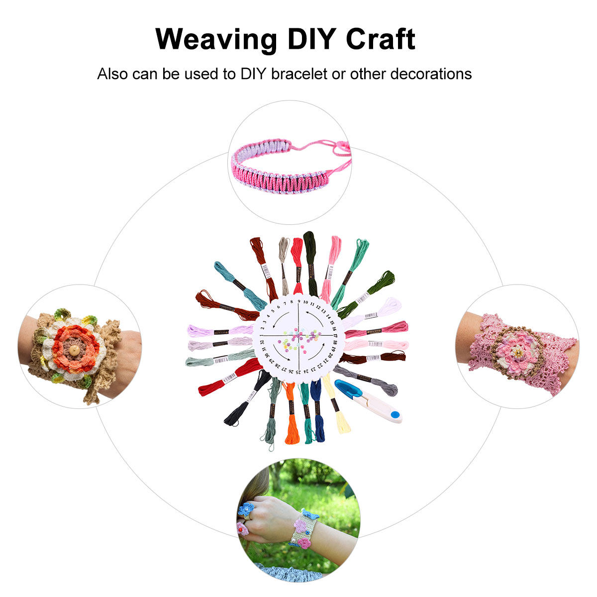 Kit de tejido redondo para hac - Embroidery Thread reseña y precio