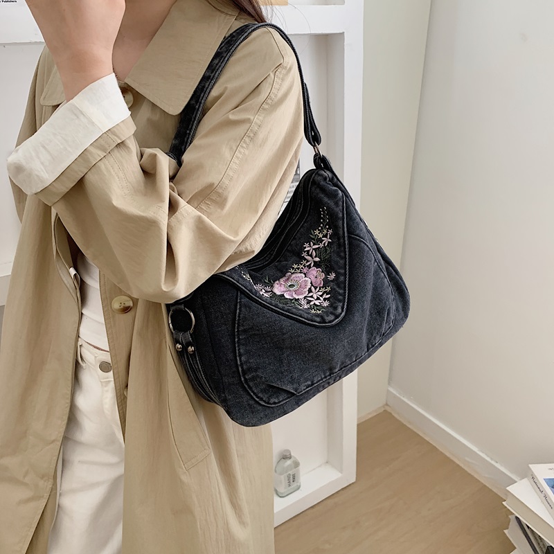 Bolso bandolera vintage de mez - Embroidery Jeans reseña y precio