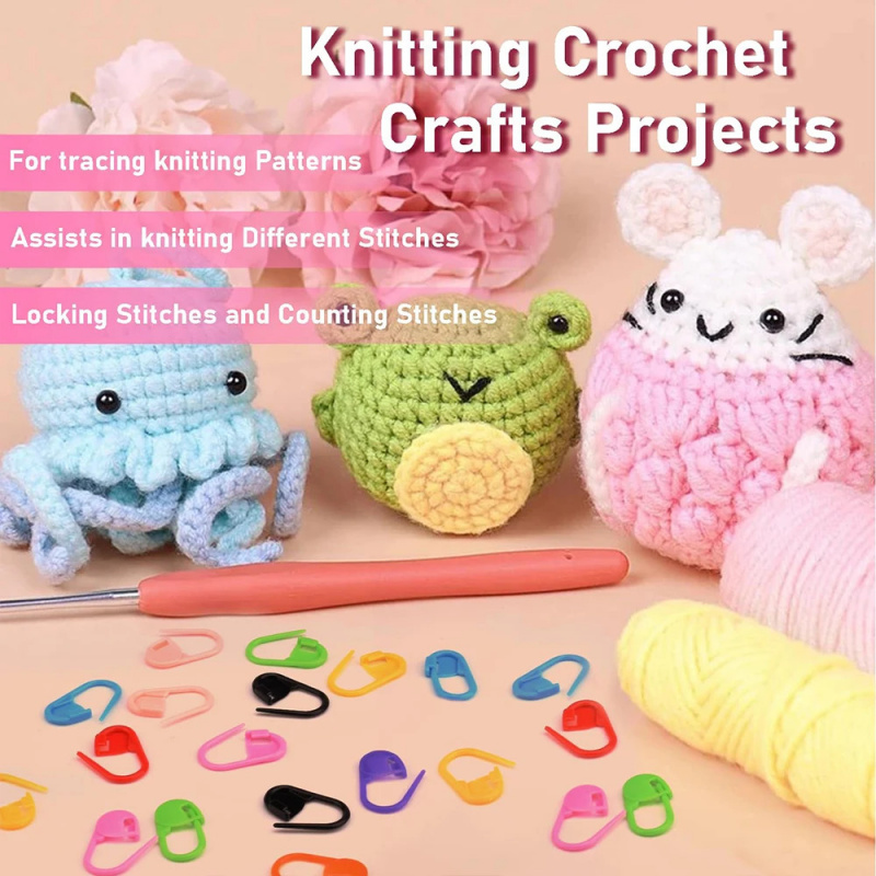 Herramienta de Tejer y Crochet - Stitch Marker Ring reseña y precio