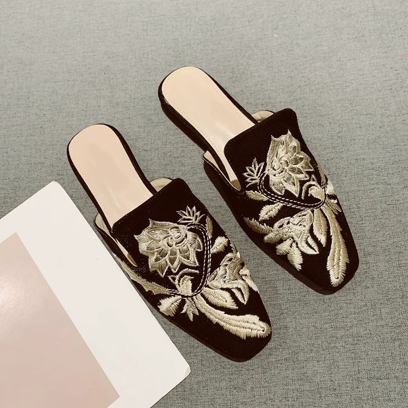 Zapatos de Mujer 2026, Pantufl - Embroidery Ideas reseña y precio