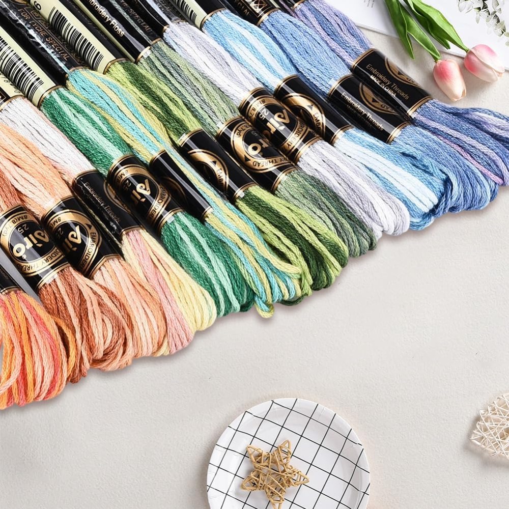 12 rollos de hilo de bordar de - Embroidery Thread reseña y precio