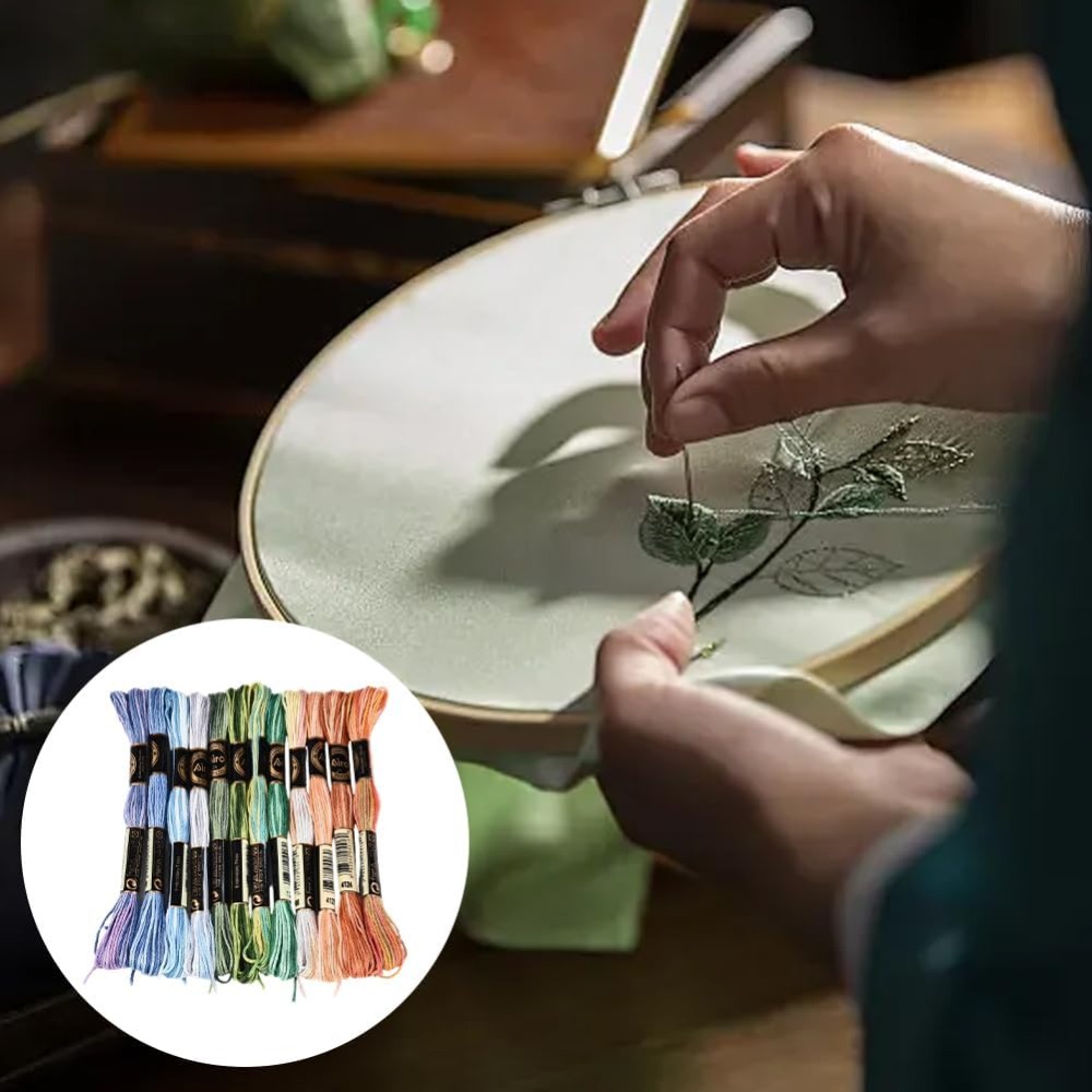 12 rollos de hilo de bordar de - Embroidery Thread reseña y precio