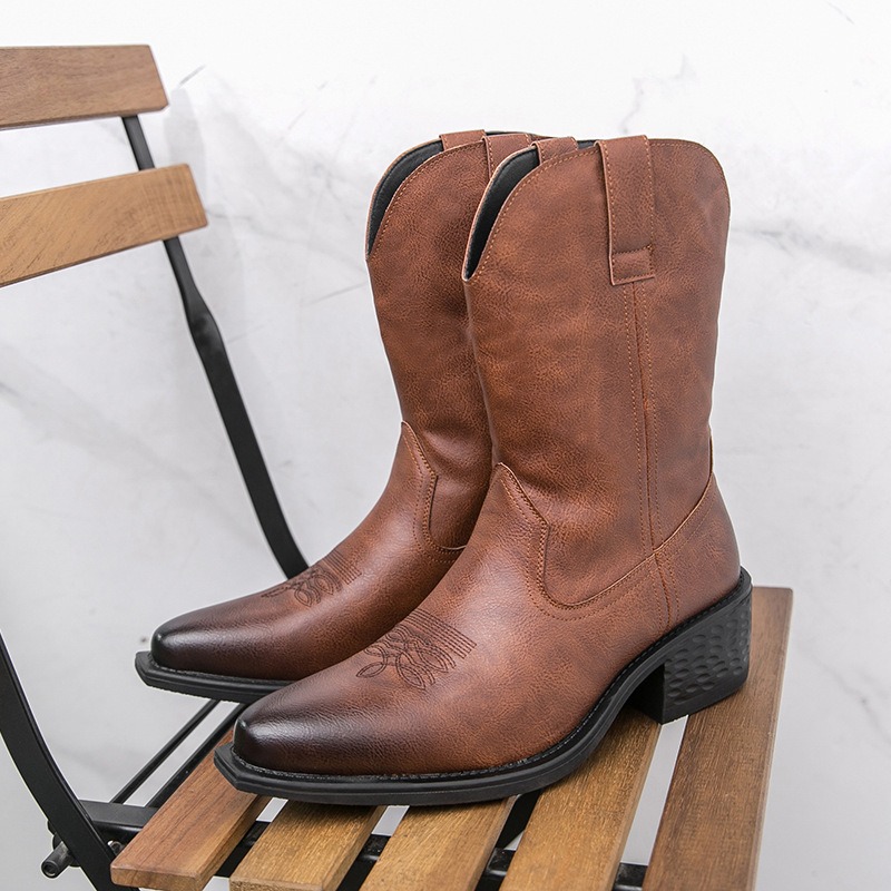 Botas de Hombre Clásicas con B - Embroidery On Leather reseña y precio