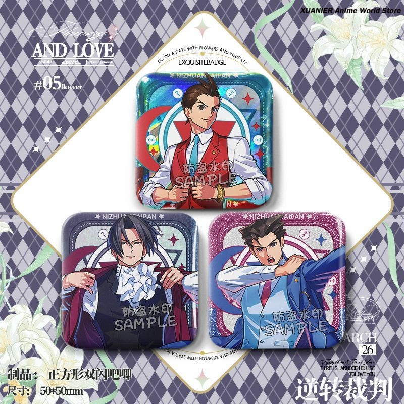Miles Edgeworth Apollo Justice - Embroidery Reddit reseña y precio