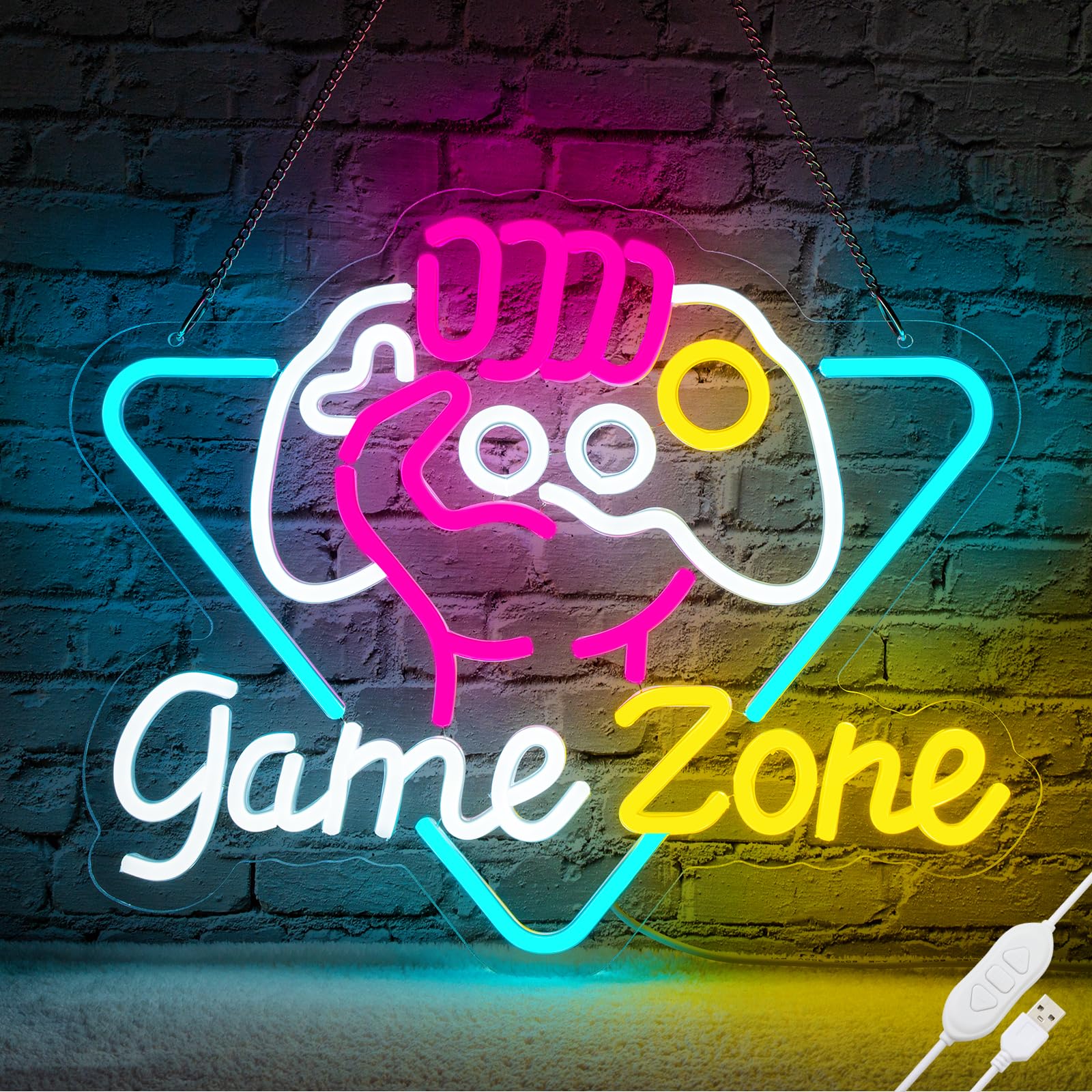 Juego Zome letrero de neón LED - Embroidery Studio reseña y precio