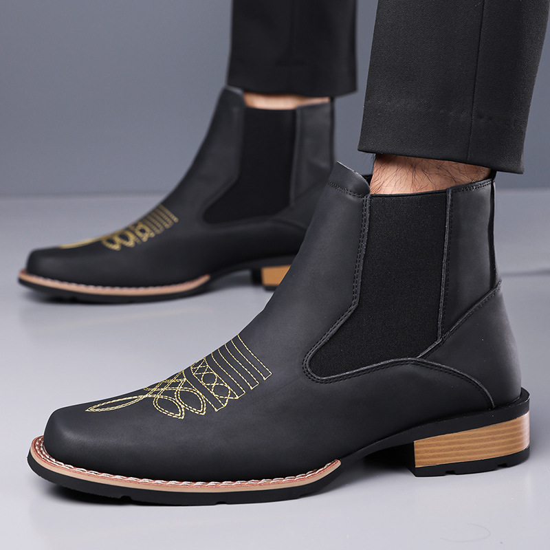 Botas Chelsea para Hombre de A - Embroidery On Leather reseña y precio