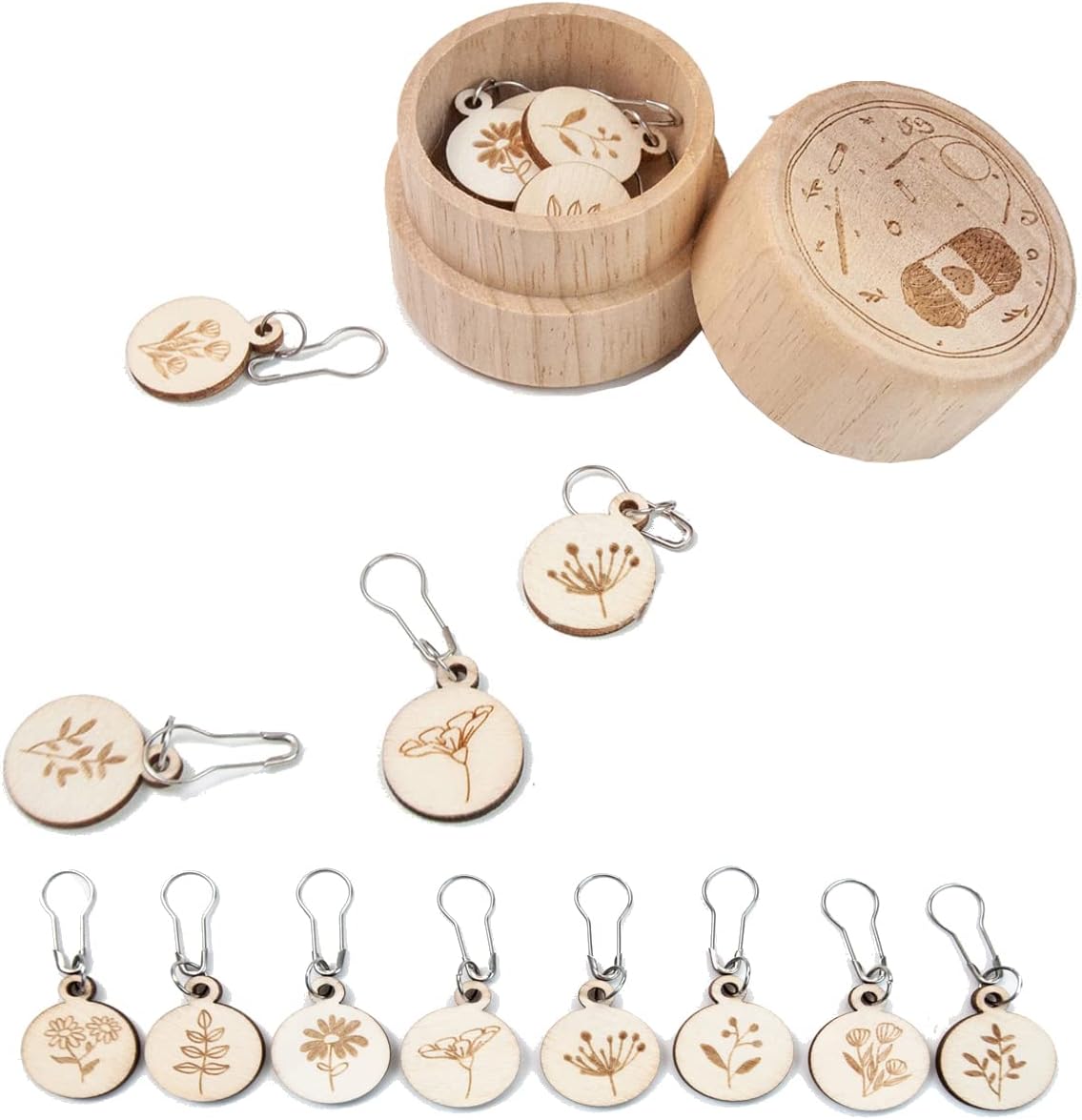Marcadores de Puntos de Ganchi - Stitch Marker Ring reseña y precio